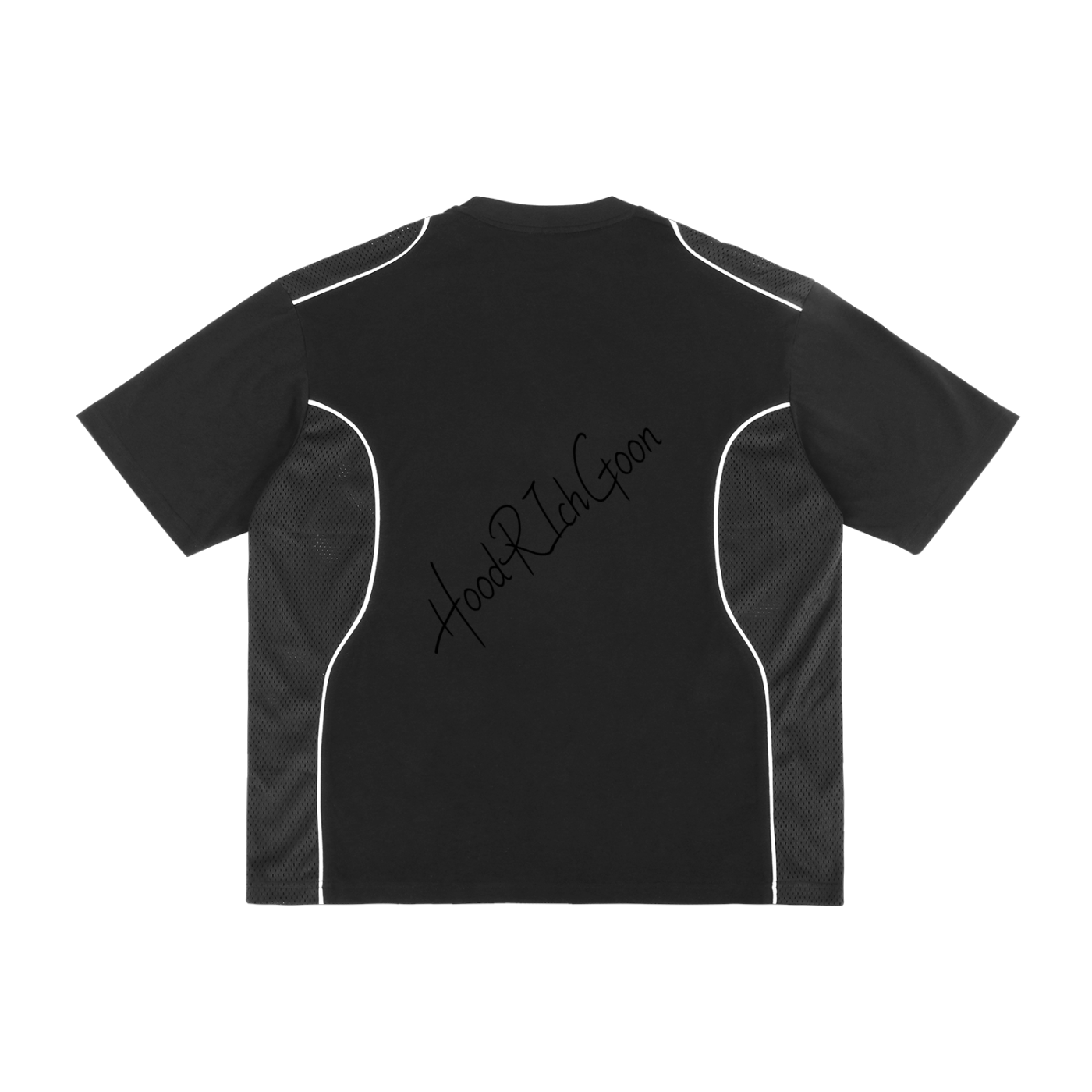 Contrast Piped Panel T-Shirt