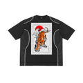 Contrast Piped Panel T-Shirt